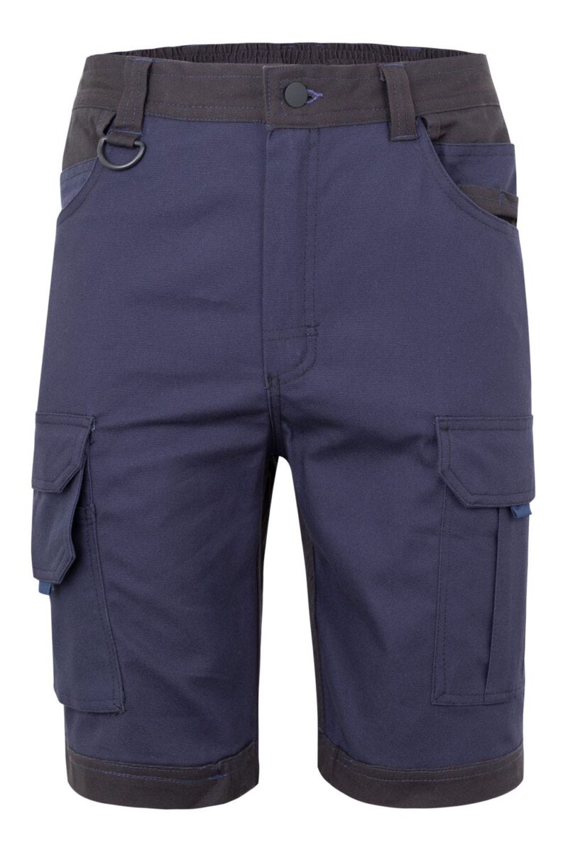 BERMUDA CANVAS STRETCH AZUL NAVY/NEGRO VELILLA