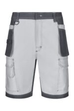 BERMUDA CANVAS STRETCH BLANCO/GRIS VELILLA