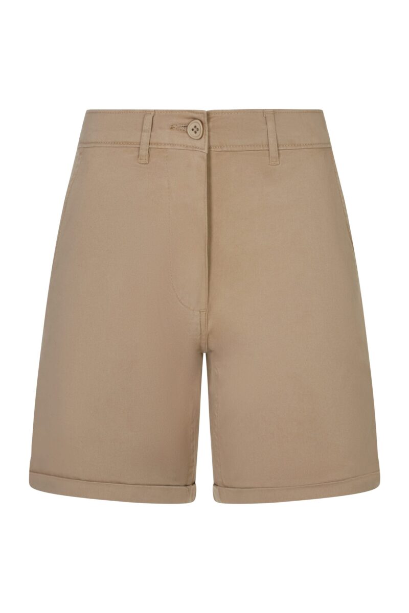 BERMUDA CHINO STRETCH MUJER BEIGE ARENA VELILLA