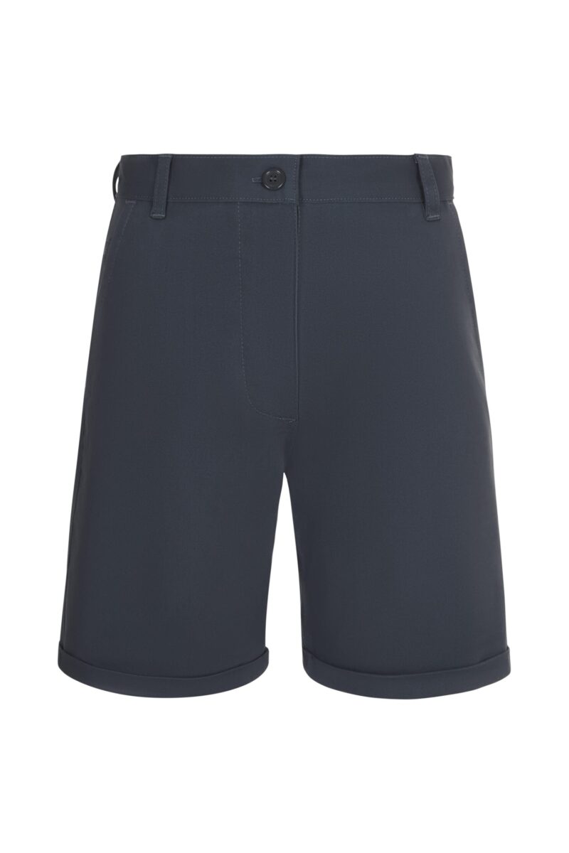 BERMUDA CHINO STRETCH MUJER GRIS OSCURO VELILLA