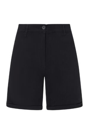 BERMUDA CHINO STRETCH MUJER NEGRO VELILLA