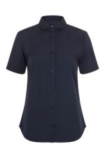 CAMISA MC MUJER AZUL NAVY VELILLA
