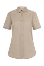 CAMISA MC MUJER BEIGE CLARO VELILLA
