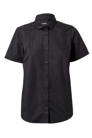 CAMISA MC MUJER NEGRO VELILLA