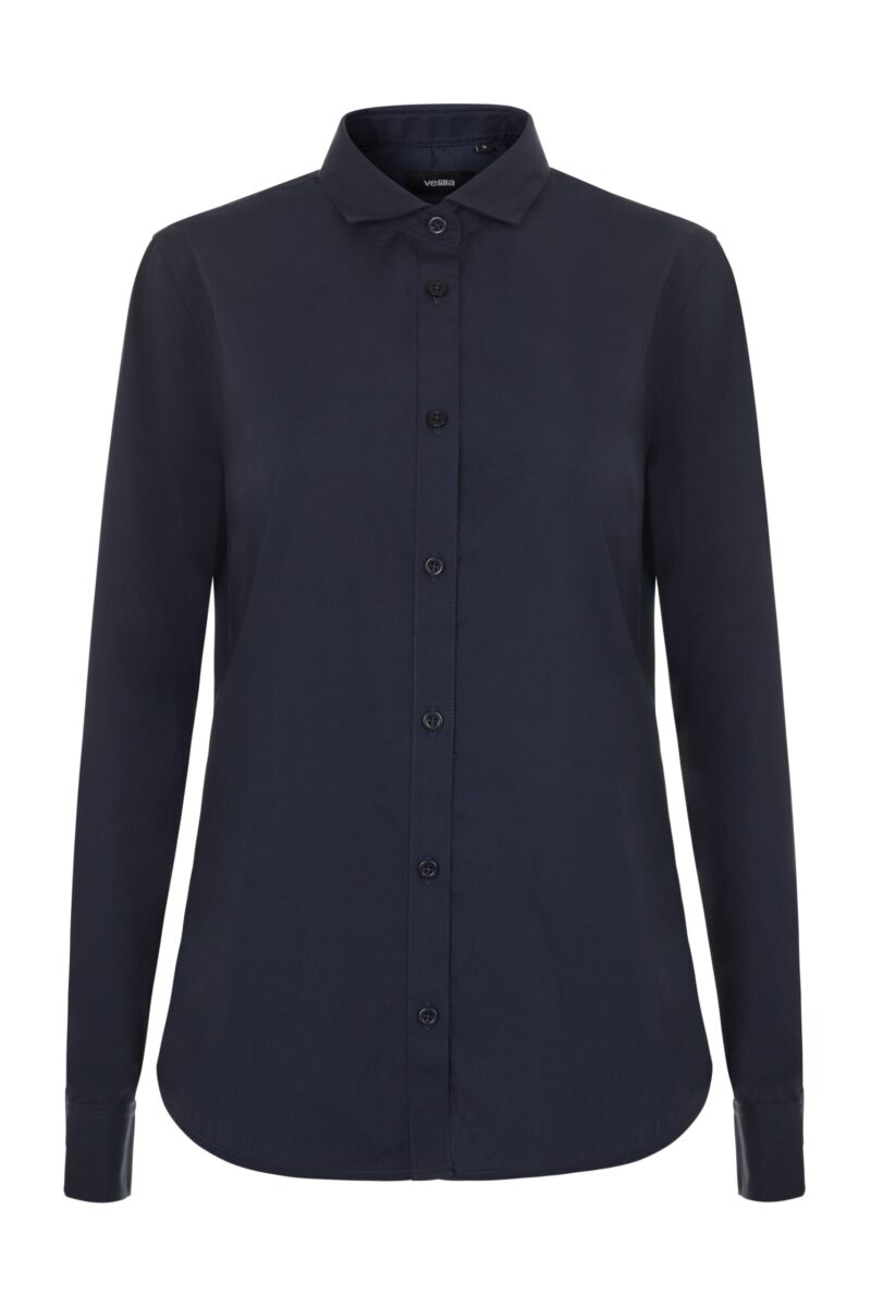 CAMISA ML MUJER AZUL NAVY VELILLA