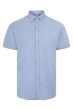 CAMISA OXFORD MC HOMBRE CELESTE VELILLA
