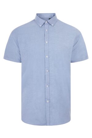 CAMISA OXFORD MC HOMBRE CELESTE VELILLA