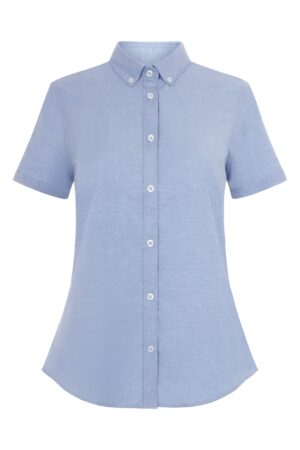 CAMISA OXFORD MC MUJER CELESTE VELILLA