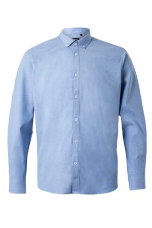CAMISA OXFORD ML HOMBRE CELESTE VELILLA