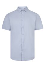 CAMISA STRETCH MC HOMBRE CELESTE VELILLA