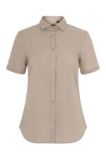 Camisa de mujer manga corta stretch 405018S Velilla - vista 2