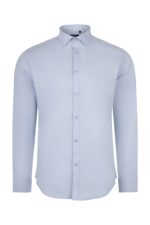 CAMISA STRETCH ML HOMBRE CELESTE VELILLA