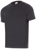 CAMISETA 100% ALGODÓN HOMBRE NEGRO VELILLA