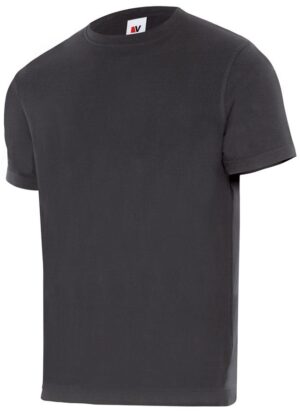 CAMISETA 100% ALGODÓN HOMBRE NEGRO VELILLA