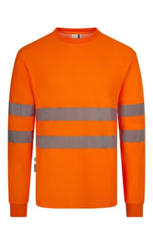 CAMISETA ALGODÓN ML RS RCS NARANJA FLÚOR VELILLA