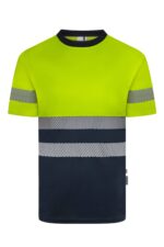 Camiseta bicolor m/c alta visibilidad 305633 Velilla - vista 2