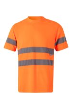 CAMISETA TÉCNICA AV NARANJA FLÚOR VELILLA