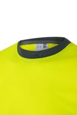 Camiseta alta visibilidad 305506 Velilla gris/amarillo fluor - vista 4