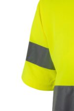 Camiseta alta visibilidad 305506 Velilla gris/amarillo fluor - vista 5