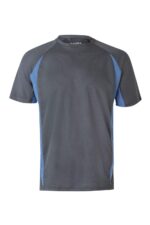 CAMISETA TÉCNICA BICOLOR GRIS/CELESTE VELILLA