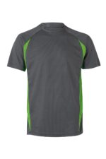 CAMISETA TÉCNICA BICOLOR GRIS/VERDE LIMA VELILLA