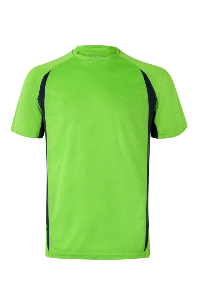 CAMISETA TÉCNICA BICOLOR VERDE LIMA/AZUL NAVY VELILLA