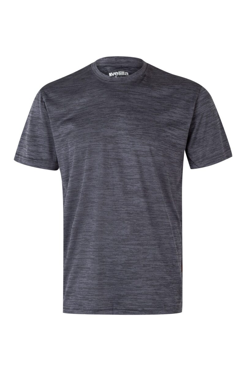 CAMISETA TÉCNICA GRIS OSCURO JASPEADO VELILLA