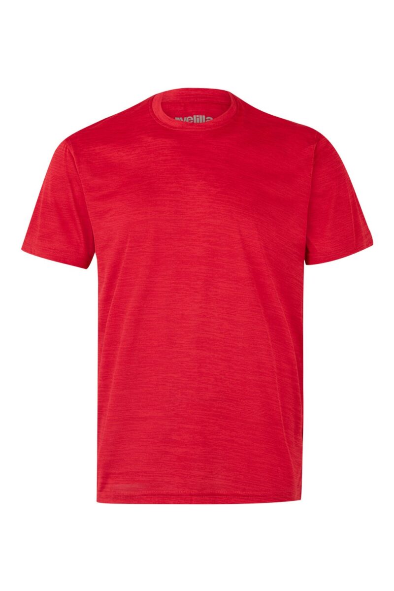 CAMISETA TÉCNICA ROJO JASPEADO VELILLA