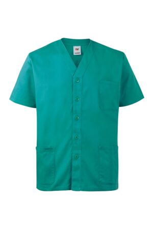 CAMISOLA PIJAMA BOTONES VERDE VELILLA