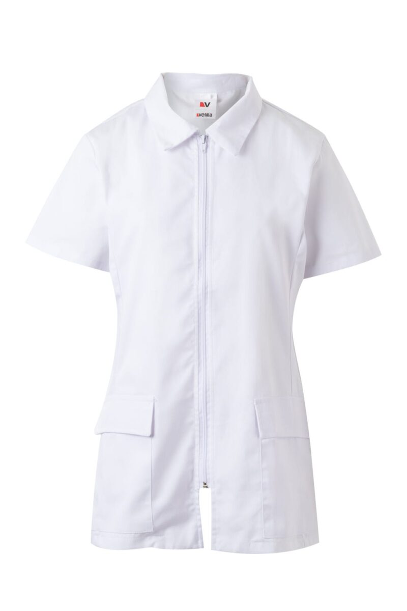 CAMISOLA PIJAMA CREMALLERA BLANCO VELILLA