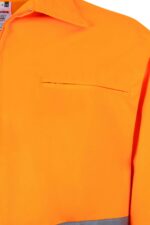 Cazadora alta visibilidad 155 Velilla naranja fluor - vista 4