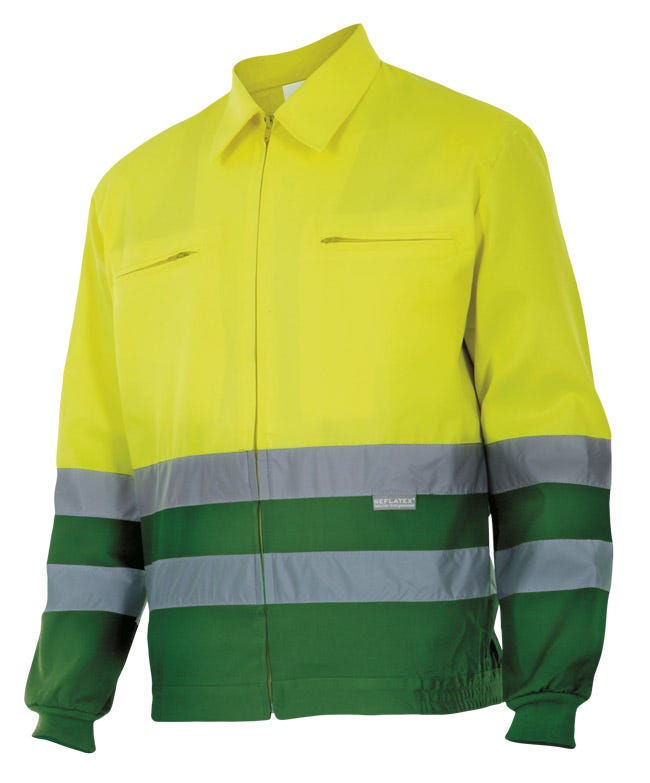 CAZADORA BICOLOR AV VERDE HIERBA/AMARILLO FLÚOR CAZADORA BICOLOR AV VERDE HIERBA/AMARILLO FLÚOR VELILLA