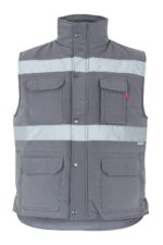 CHALECO ACOLCHADO AV GRIS VELILLA
