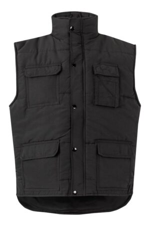 CHALECO ACOLCHADO NEGRO VELILLA