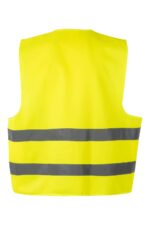 Chaleco alta visibilidad con porta-identificación 305903 Velilla amarillo fluor - vista 2