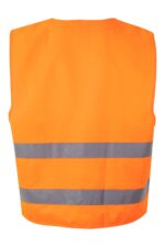 Chaleco alta visibilidad con porta-identificación 305903 Velilla naranja fluor - vista 2