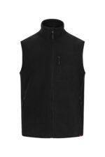 CHALECO POLAR NEGRO VELILLA
