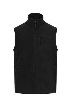 CHALECO POLAR NEGRO VELILLA
