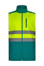 CHALECO SOFT SHELL BICOLOR AV VERDE/AMARILLO FLÚOR VELILLA