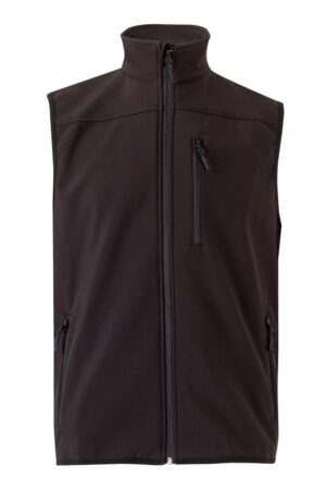 CHALECO SOFT SHELL NEGRO VELILLA