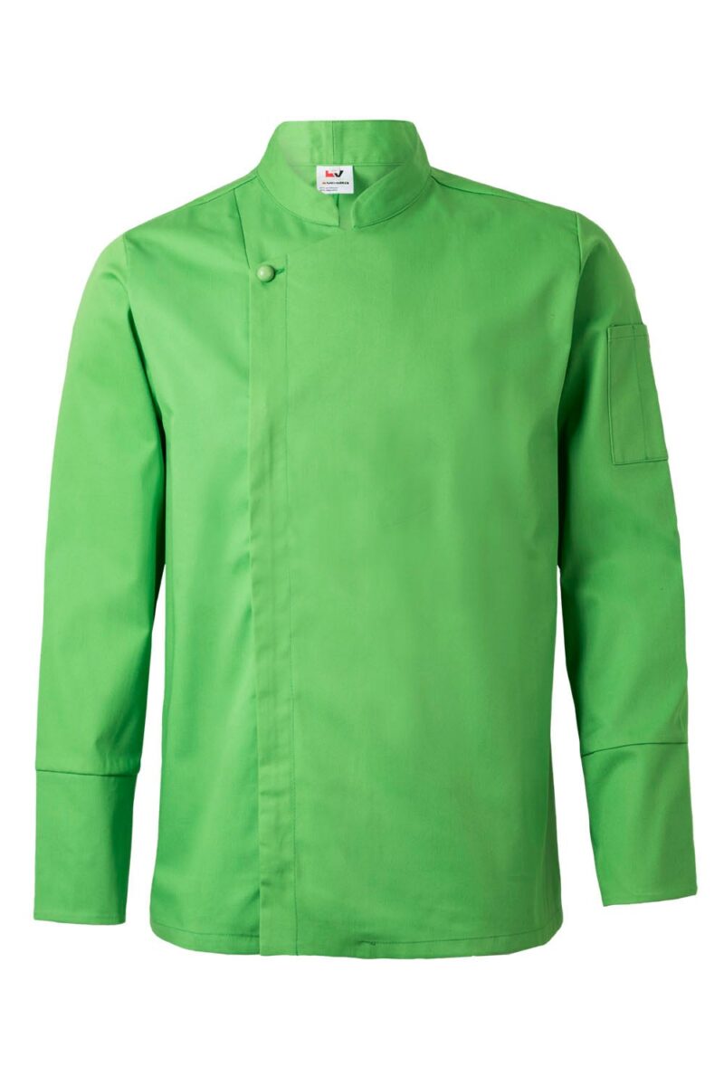 CHAQUETA COCINA ML HOMBRE VERDE LIMA VELILLA