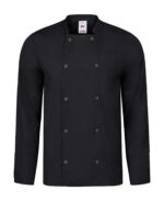CHAQUETA COCINA ML NEGRO VELILLA