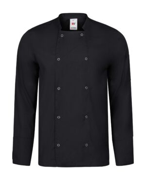 CHAQUETA COCINA ML NEGRO VELILLA