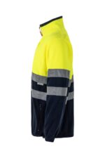 Chaqueta polar bicolor alta visibilidad 301503 Velilla azul marino/amarillo flúor - vista 3