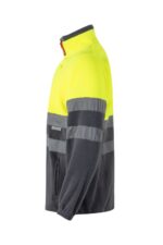 Chaqueta polar bicolor alta visibilidad 301503 Velilla gris/amarillo fluor - vista 3