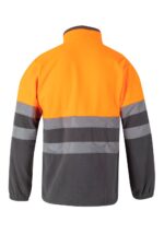 Chaqueta polar bicolor alta visibilidad 301503 Velilla gris/naranja fluor - vista 2