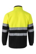 Chaqueta polar bicolor alta visibilidad 301503 Velilla negro/amarillo fluor - vista 2