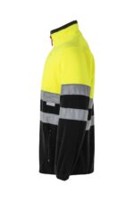 Chaqueta polar bicolor alta visibilidad 301503 Velilla negro/amarillo fluor - vista 3