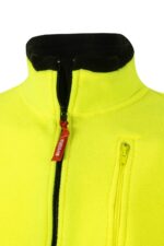 Chaqueta polar bicolor alta visibilidad 301503 Velilla negro/amarillo fluor - vista 7
