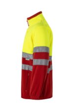 Chaqueta polar bicolor alta visibilidad 301503 Velilla rojo/amarillo fluor - vista 3